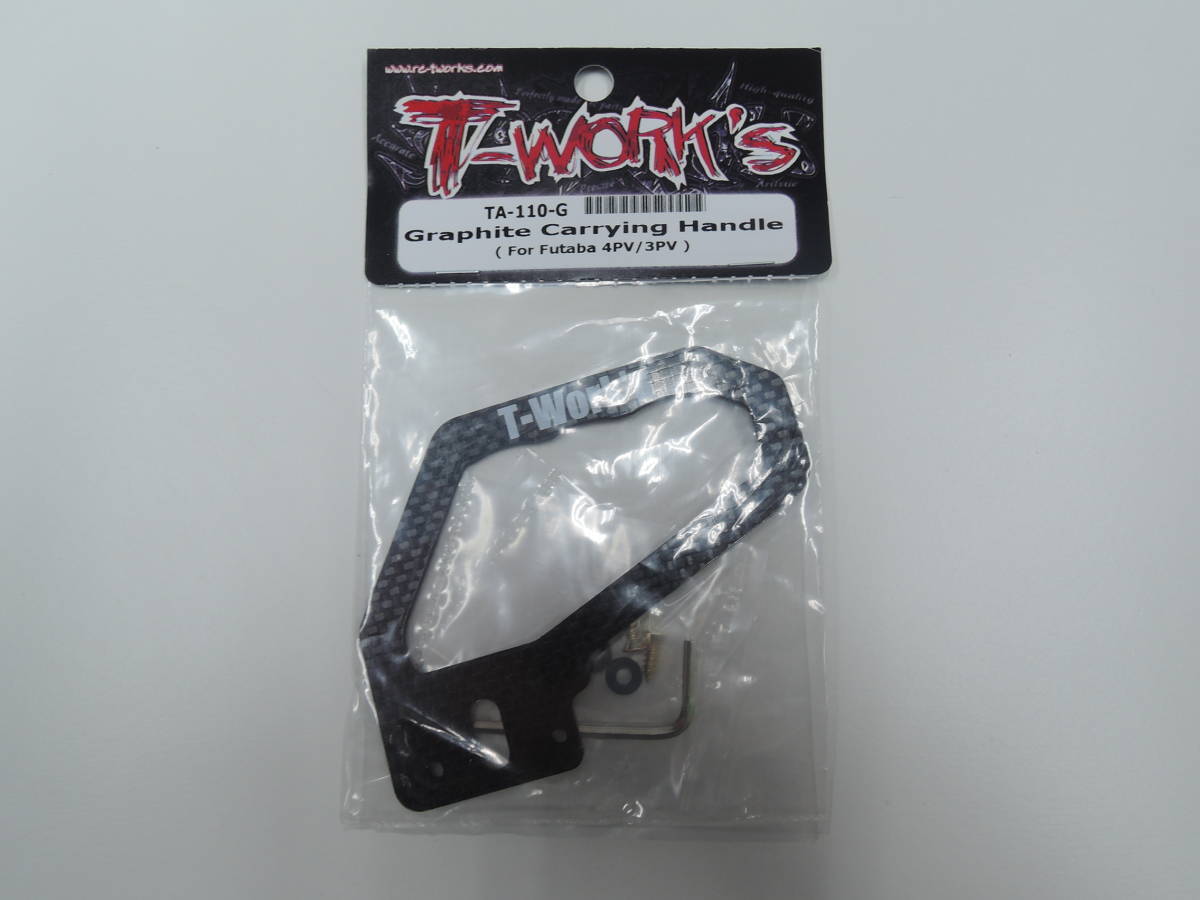 # the same day * free shipping # new goods unused goods T-Works Carrying Handle/ Carry steering wheel Futaba 4PV/T3PV for Futaba/ Tamiya / drift package / Propo [ immediate payment ]