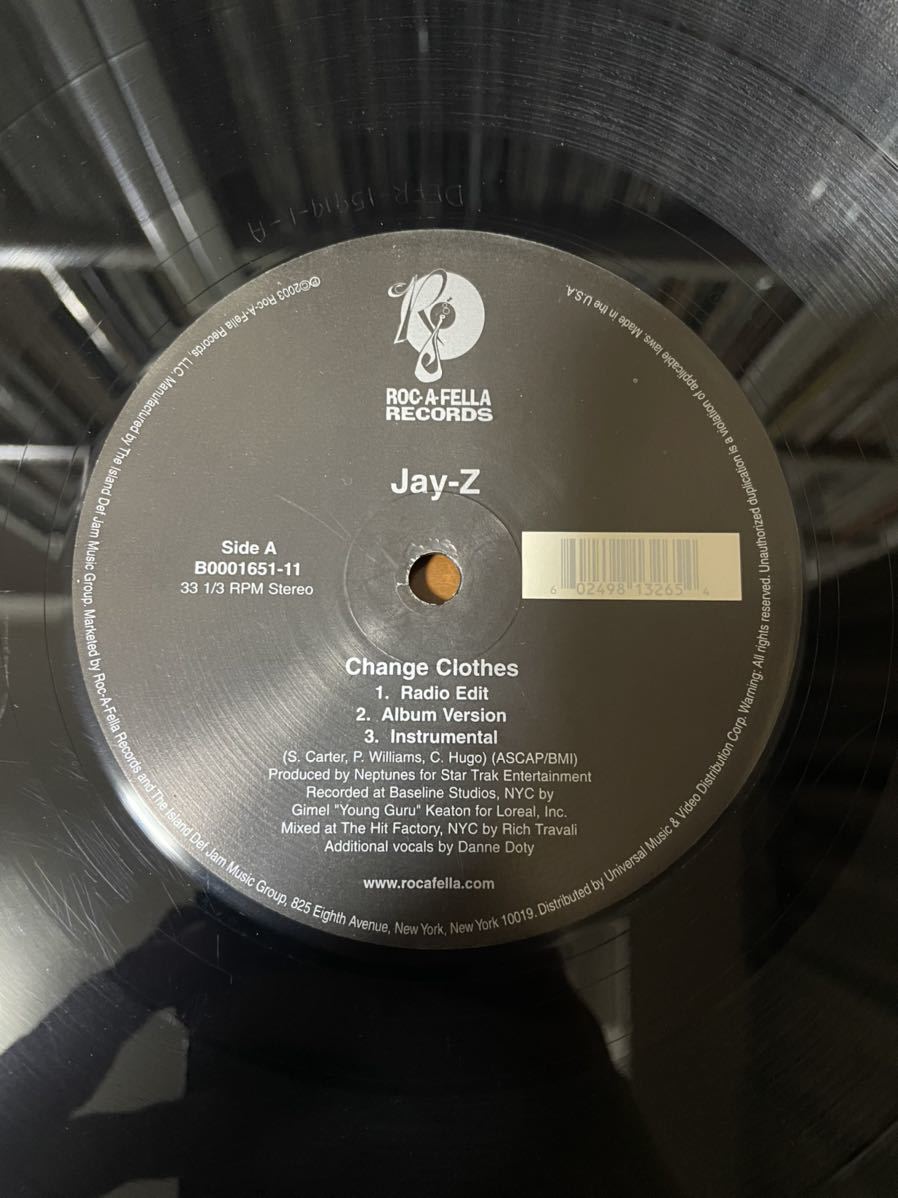 JAY-Z / CHANGE CLOTHES / WHAT MORE CAN I SAY 12inch LP レコード / HIPHOP / HIP HOP /_画像2