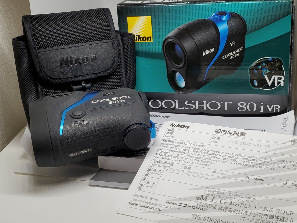 ニコン Nikon COOLSHOT 80i VR クールショット レーザー 距離計 説明書