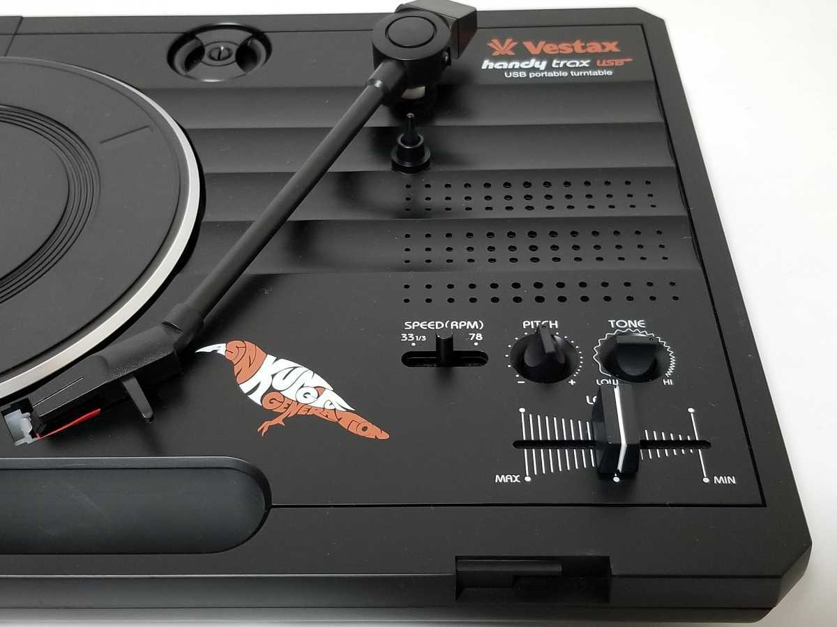 美品　全額返金保証付　Vestax ポータブルレコードプレーヤー HANDY TRAX USB アジカン　タワレコ　限定品　送料無料