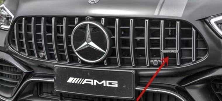 AMG　エンブレム　フロントグリル用　メルセデスベンツ　パナメリカーナグリル