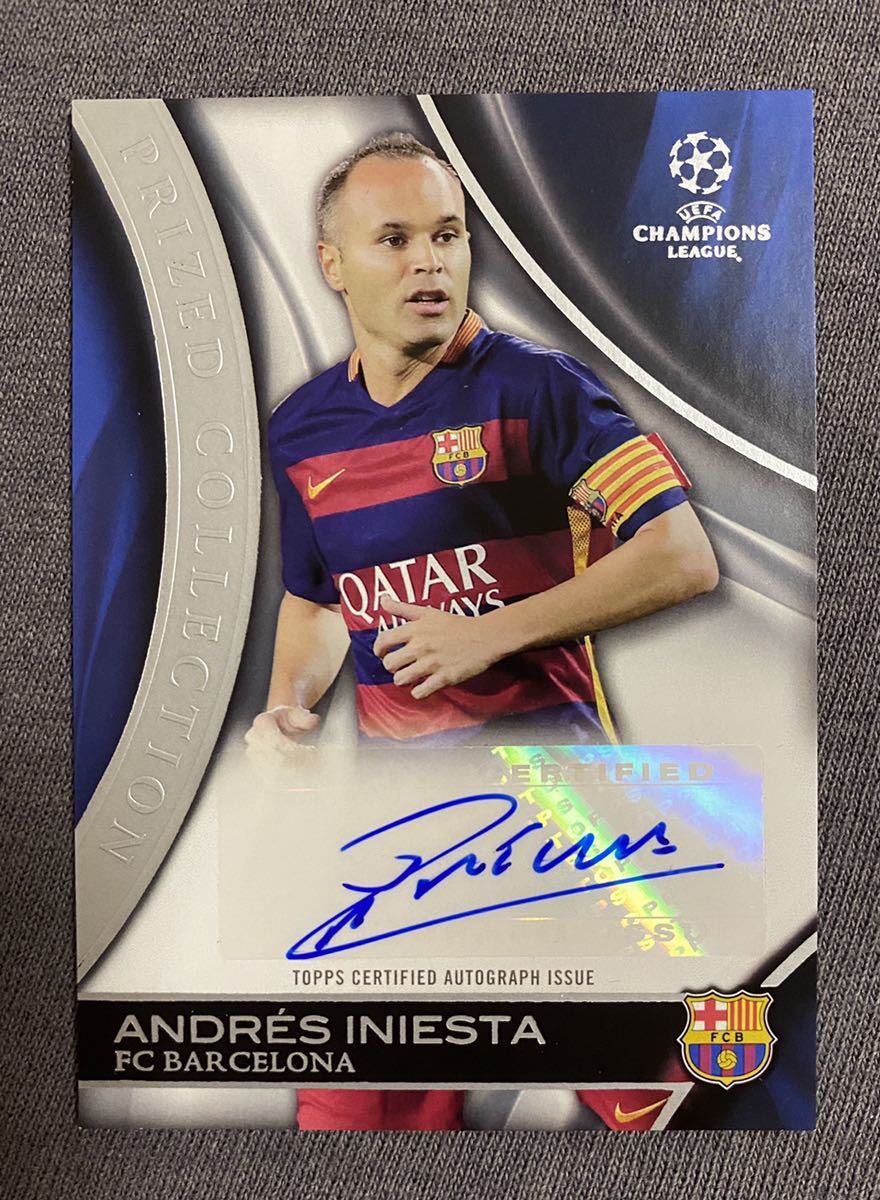 Topps Showcase 2016 UEFA Champions League Auto 直筆サイン Andres