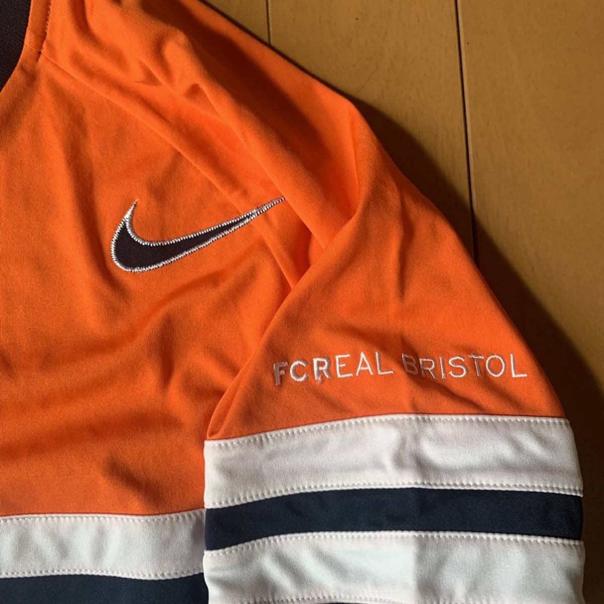 【美USED】F.C.Real Bristol★貴重な長袖！★F.C.R.B.★FCRB★NIKE★ナイキ★NIKE F.C.★NIKE  FC★アルビレックス新潟★清水エスパルス