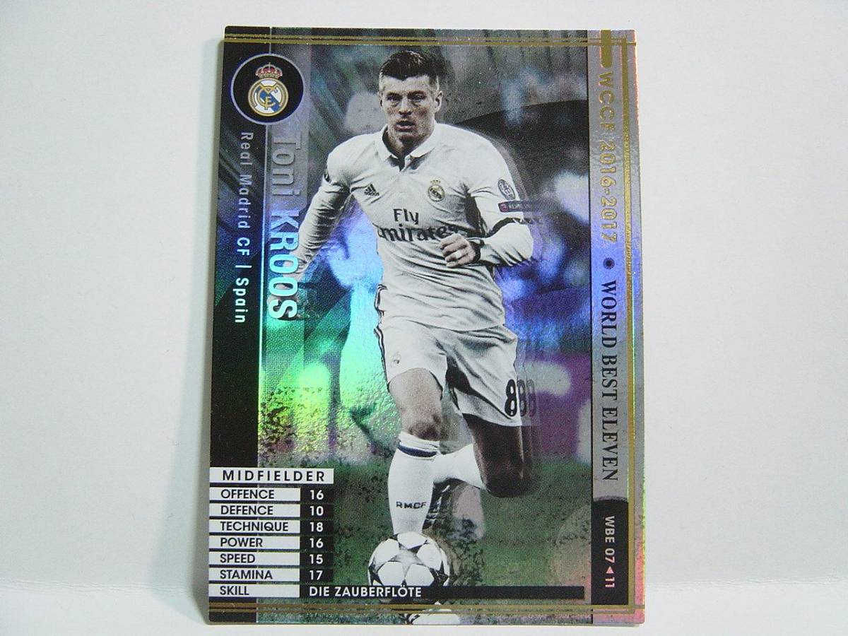 WCCF 2016-2017 WBE トニ・クロース　Toni Kroos 1990 Germany　Real Madrid CF 16-17_画像1