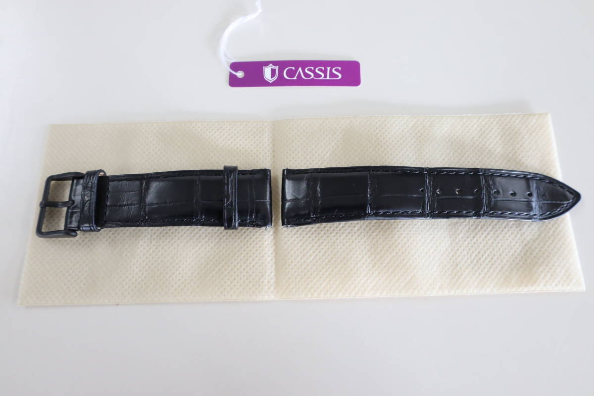 CASSIS カシス ADONARA CAOUTCHOUC アドナラ カウチック 時計バンド 22mm 裏面防水 レザー 本革 