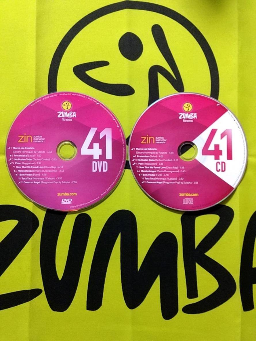 即決 ZUMBA ズンバ ZIN41 DVD ＆ CD インストラクター専用｜PayPayフリマ