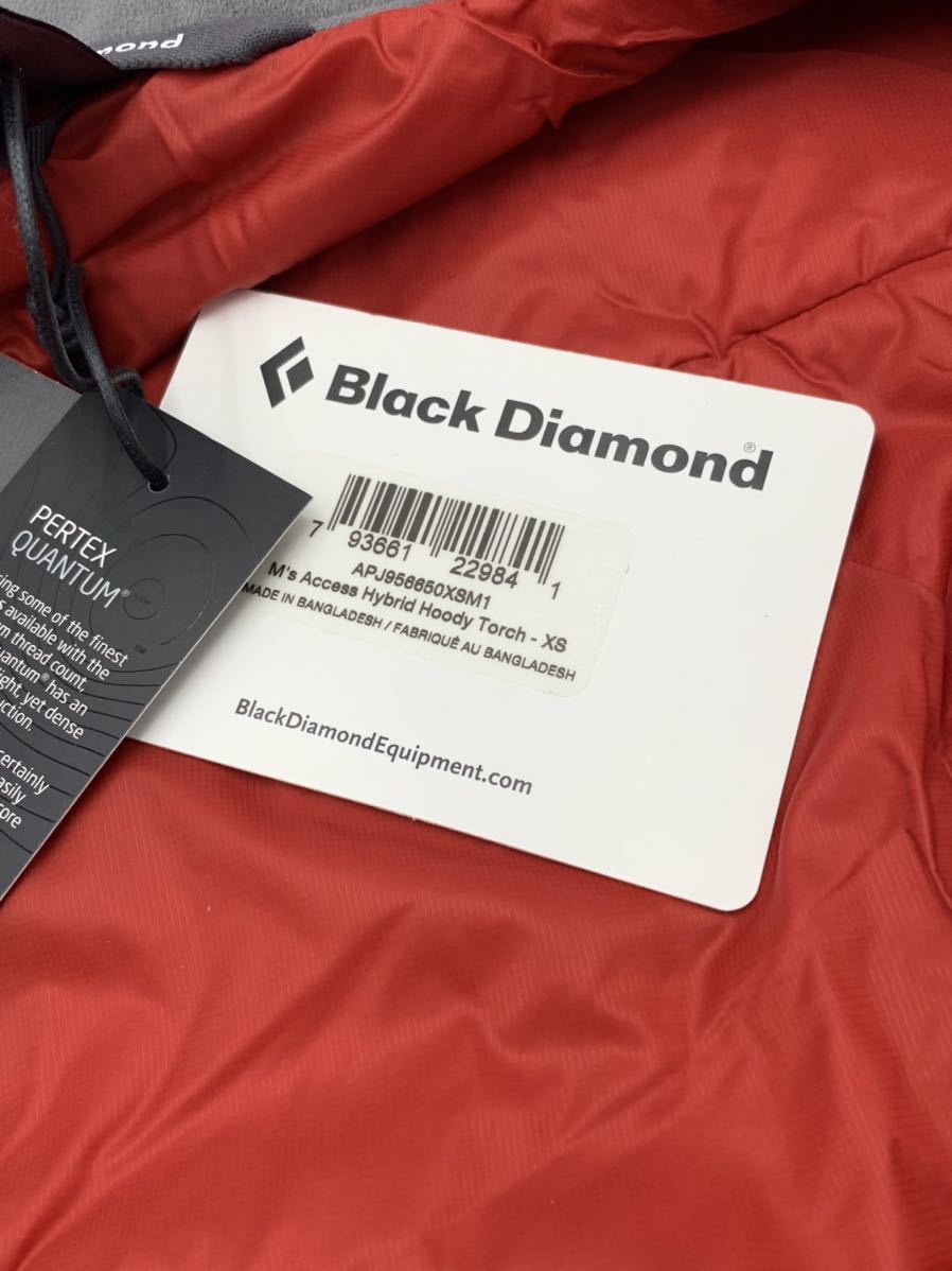 Black Diamond ブラックダイアモンド メンズAccess Hybrid Hoody サイズXS カラー Torch_画像10