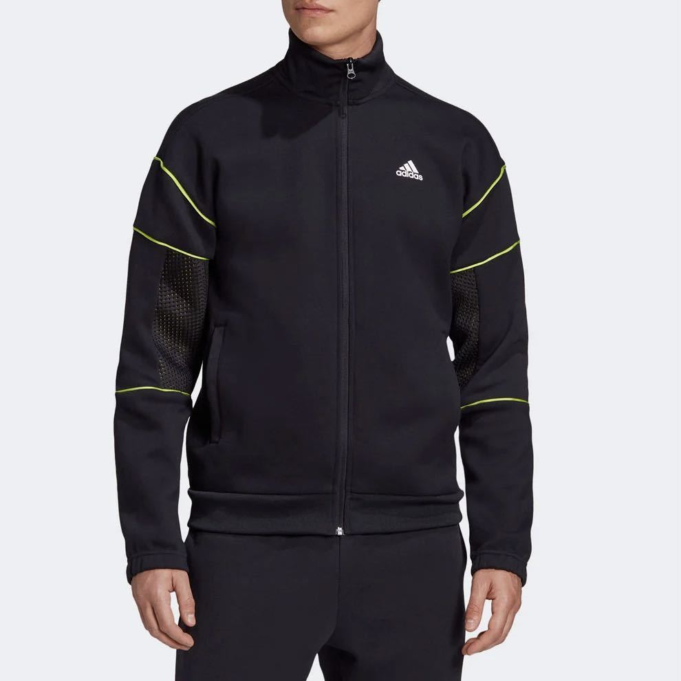 新品未使用 adidas トラックジャケット【S】定価8789円 ジャージ アディダス スポーツ トレーニング ジャケット FR7153 黒 吸水速乾の画像3