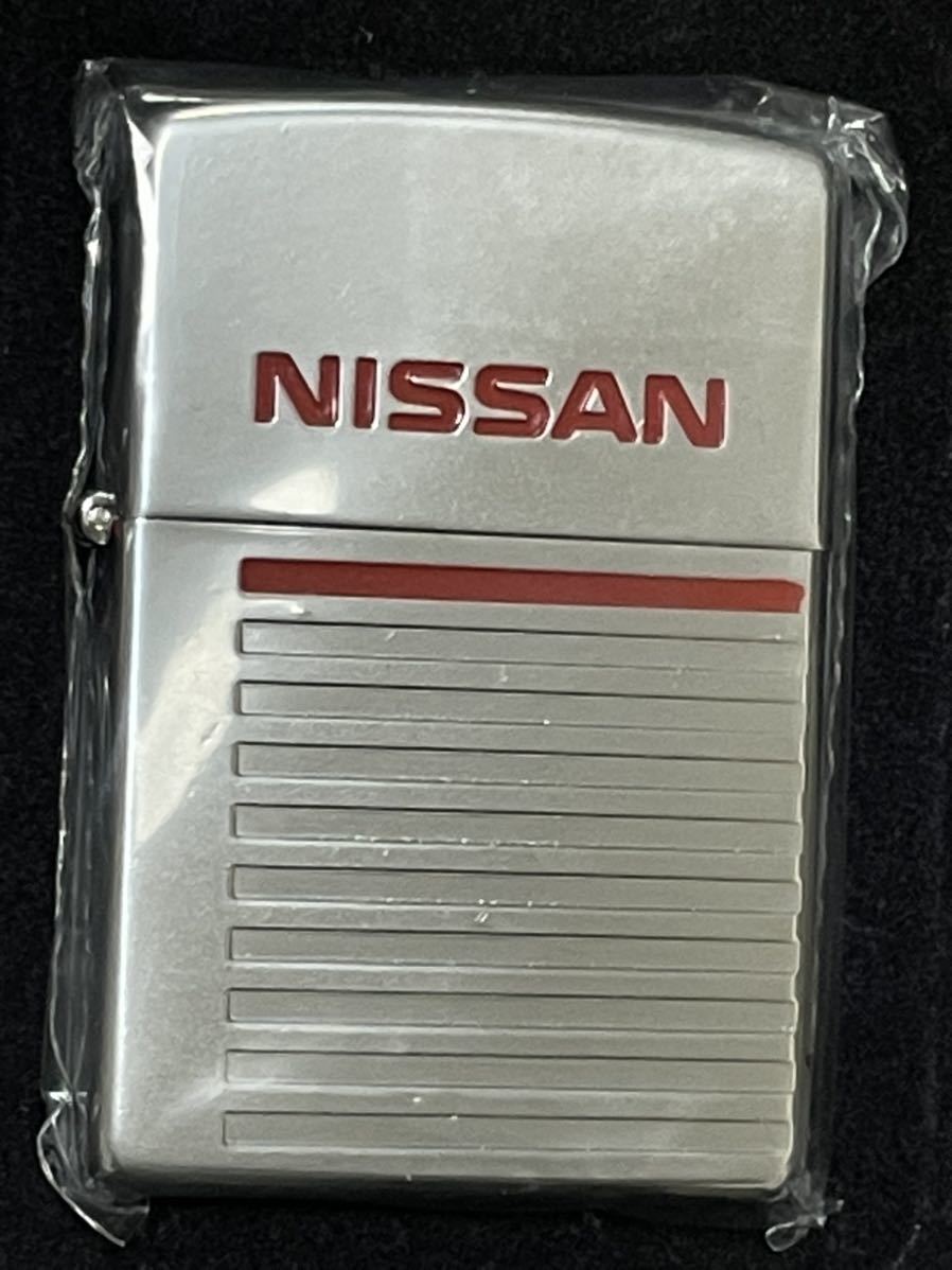 贅沢屋の zippo 日産 保証書 ケース 企業物 自動車 シルバー 2006年製 silver NISSAN 両面刻印加工 その他