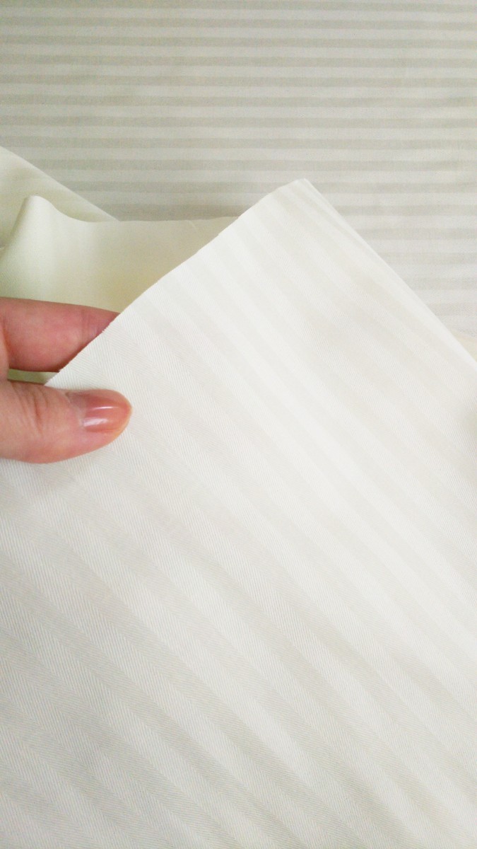 綿生地 アイボリー ホワイト 白 巾110cm×2.9m 生地 布地 無地 ハンドメイド 洋裁