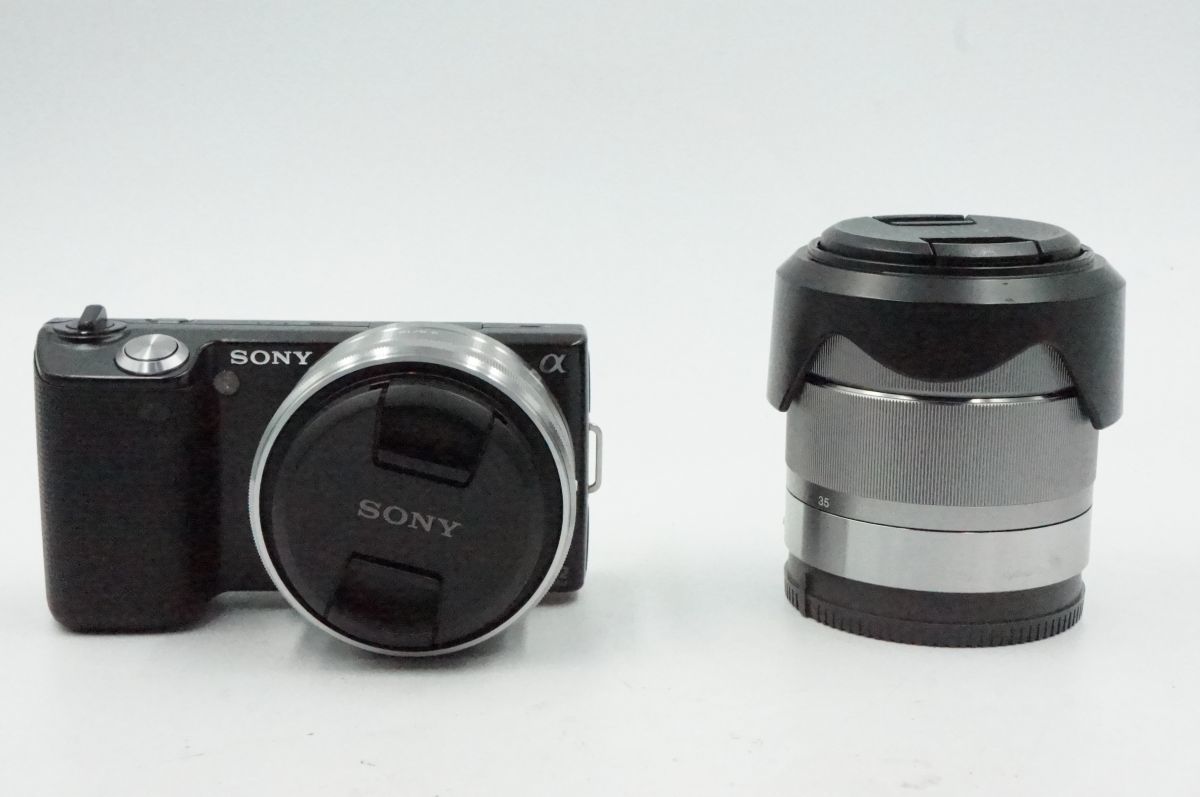 ★☆【SONY α NEX-5 ダブルズームレンズキット ブラック NEX-5D/B】憧れの一レフ♪/全国どこでも送料無料★☆（202111-05181-kaitori）_画像2