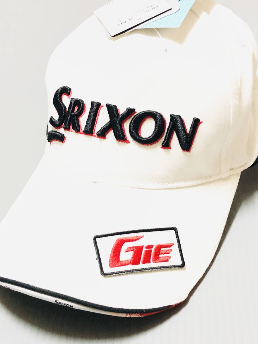 非売品　新品！SRIXON（スリクソン）キャップ　ユニセックス (Unisex)　（ホワイト×ブラック）