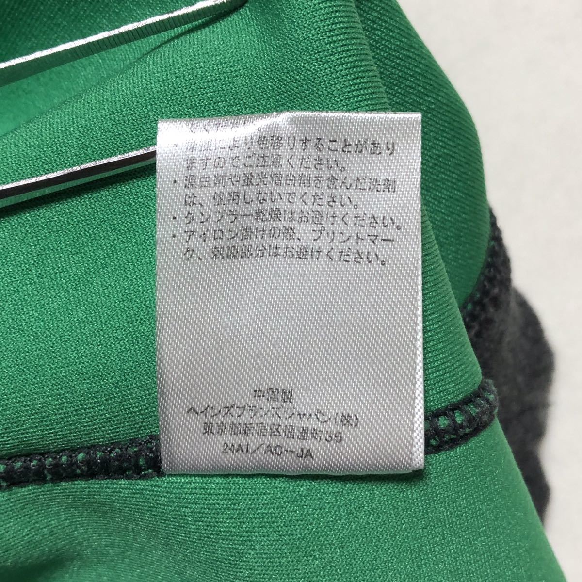 Champion チャンピオン 七分丈 スウェット パンツ 暗灰×緑 M 美品 管理A1263_画像8