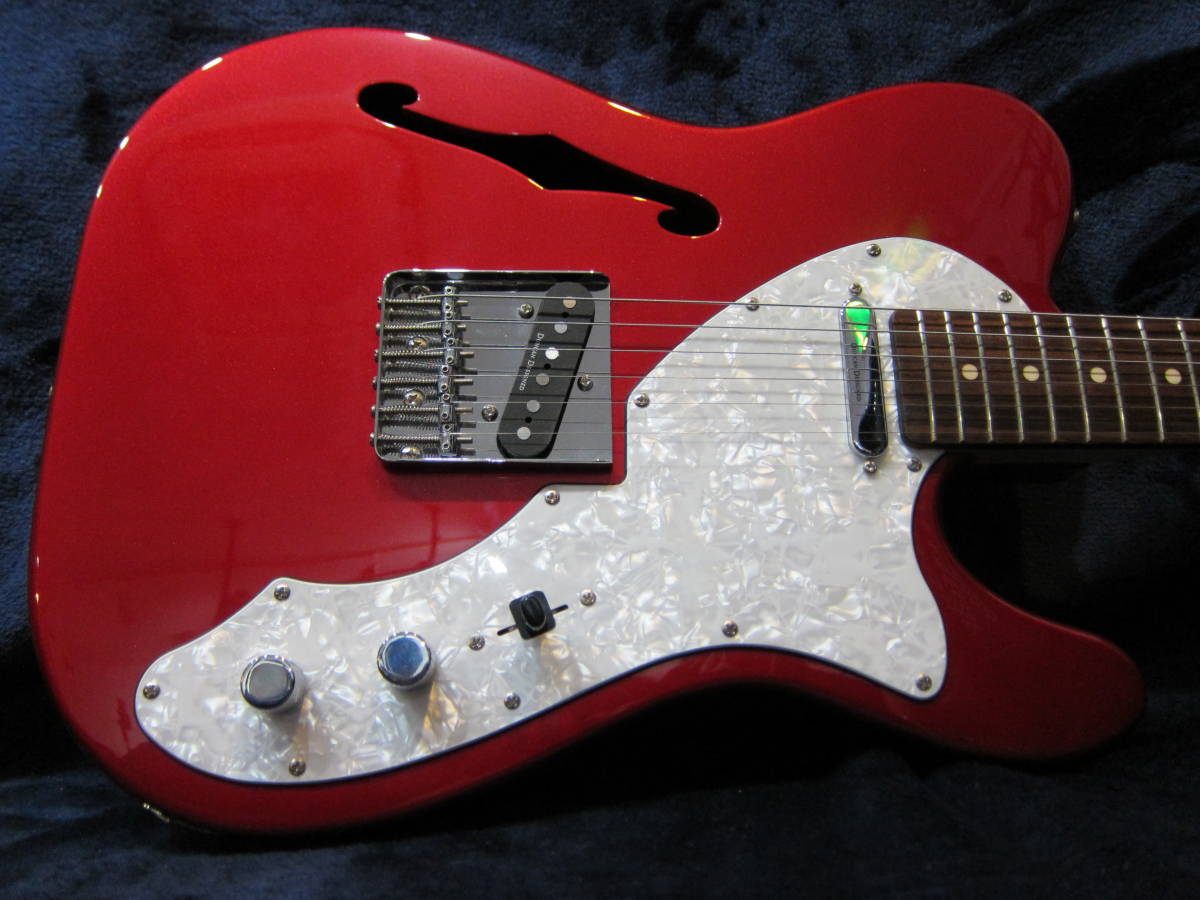 即決☆Squier Vintage Modified Telecaster Thinline☆軽量で弾きやすい人気のシンライン♪美品！_画像4