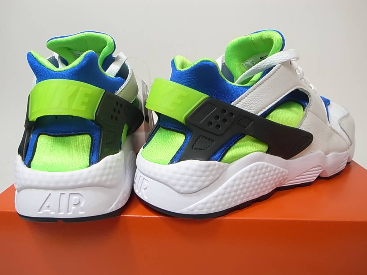 【送料無料】NIKE AIR HUARACHE SCREAM GREEN 28cm US10新品 30周年 2021年 オリジナルカラー 復刻 エア ハラチ 30th OGカラー DD1068-100_画像5