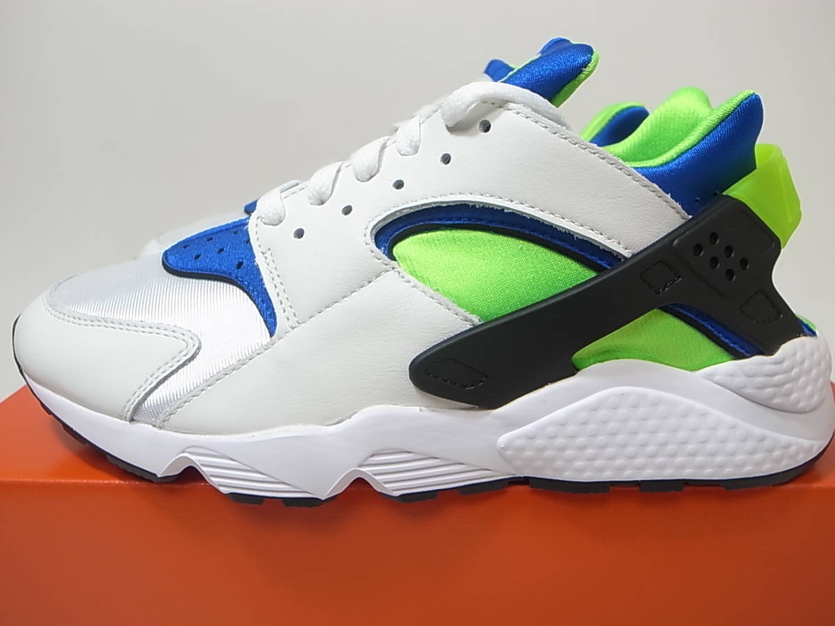 【送料無料】NIKE AIR HUARACHE SCREAM GREEN 28cm US10新品 30周年 2021年 オリジナルカラー 復刻 エア ハラチ 30th OGカラー DD1068-100_画像3