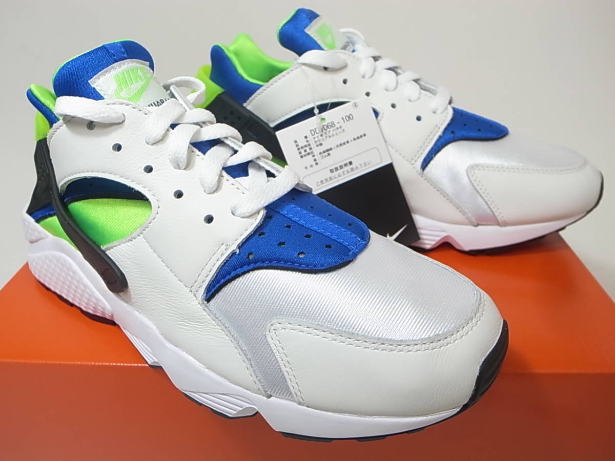 【送料無料】NIKE AIR HUARACHE SCREAM GREEN 28cm US10新品 30周年 2021年 オリジナルカラー 復刻 エア ハラチ 30th OGカラー DD1068-100_画像1