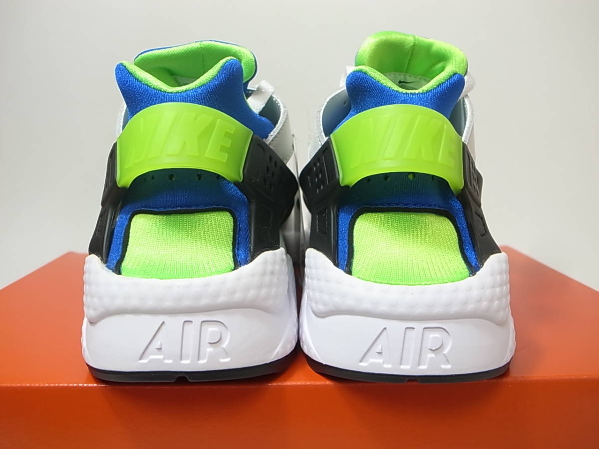 【送料無料】NIKE AIR HUARACHE SCREAM GREEN 28cm US10新品 30周年 2021年 オリジナルカラー 復刻 エア ハラチ 30th OGカラー DD1068-100_画像4