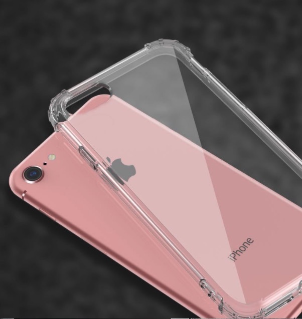 【セット】ケース＋フィルム(iPhone SE2 用透明ケース 補強上質TPU 耐衝撃＋覗き見防止ガラスフィルム iPhone 7 8も可 アイホンアイフォン_画像2