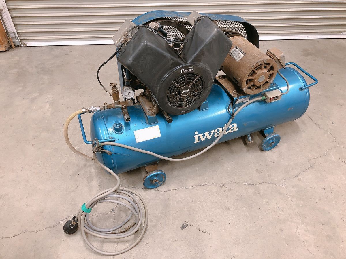 岩田 IWATA イワタ エアーコンプレッサー SU-221PB 三相 200V 3 岩田 IWATA イワタ エアーコンプレッサー SU-221PB 三相 200V 3