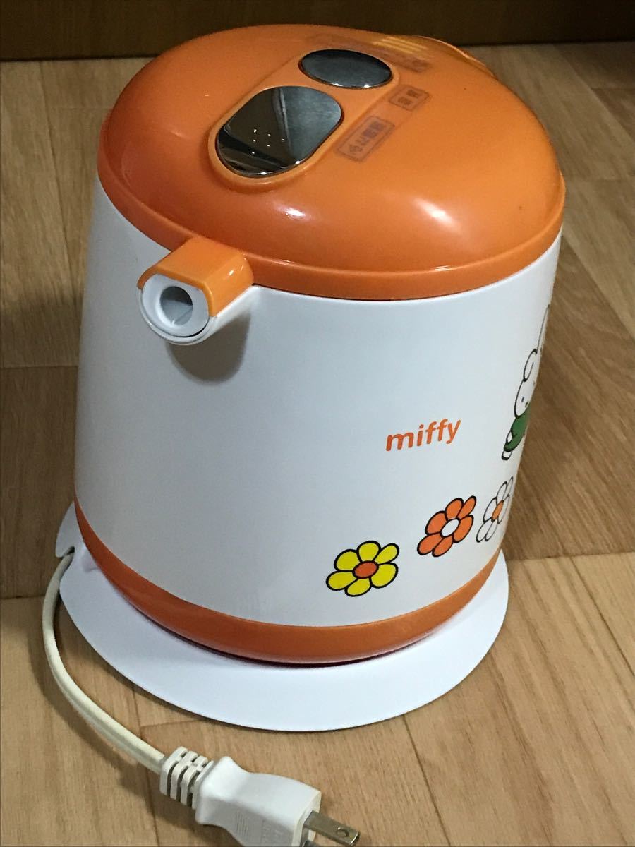 非売品 miffy ミッフィー 電気ケトル フジパン 電気ポット 0 8L 非売品 miffy ミッフィー 電気ケトル フジパン 電気ポット 0 8L