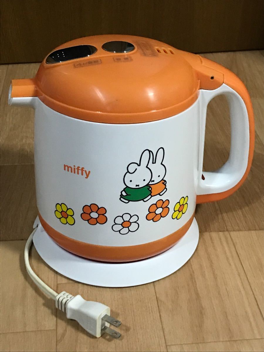 非売品 miffy ミッフィー 電気ケトル フジパン 電気ポット 0 8L 非売品 miffy ミッフィー 電気ケトル フジパン 電気ポット 0 8L