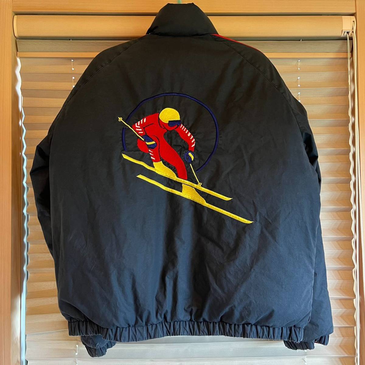 POLO RALPH LAUREN circle ski down jacket black ダウンジャケット ブラック rrl country sport 1992 1993 stadium p wing snow beach M_画像1