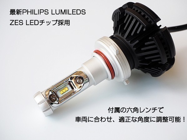 ■PHILIPS LED チップ 車検対応 200系 1型/2型/3型前期 ハイエース HB4 LED フォグランプ用 12000ルーメン 3000K 6500K 8000K_画像3