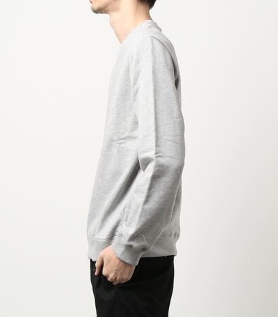 ☆新品 アーペーセー スウェット A.P.C. ロゴ スエット カットソー XS グレー SWEAT ITEM H-R 21PC_画像2