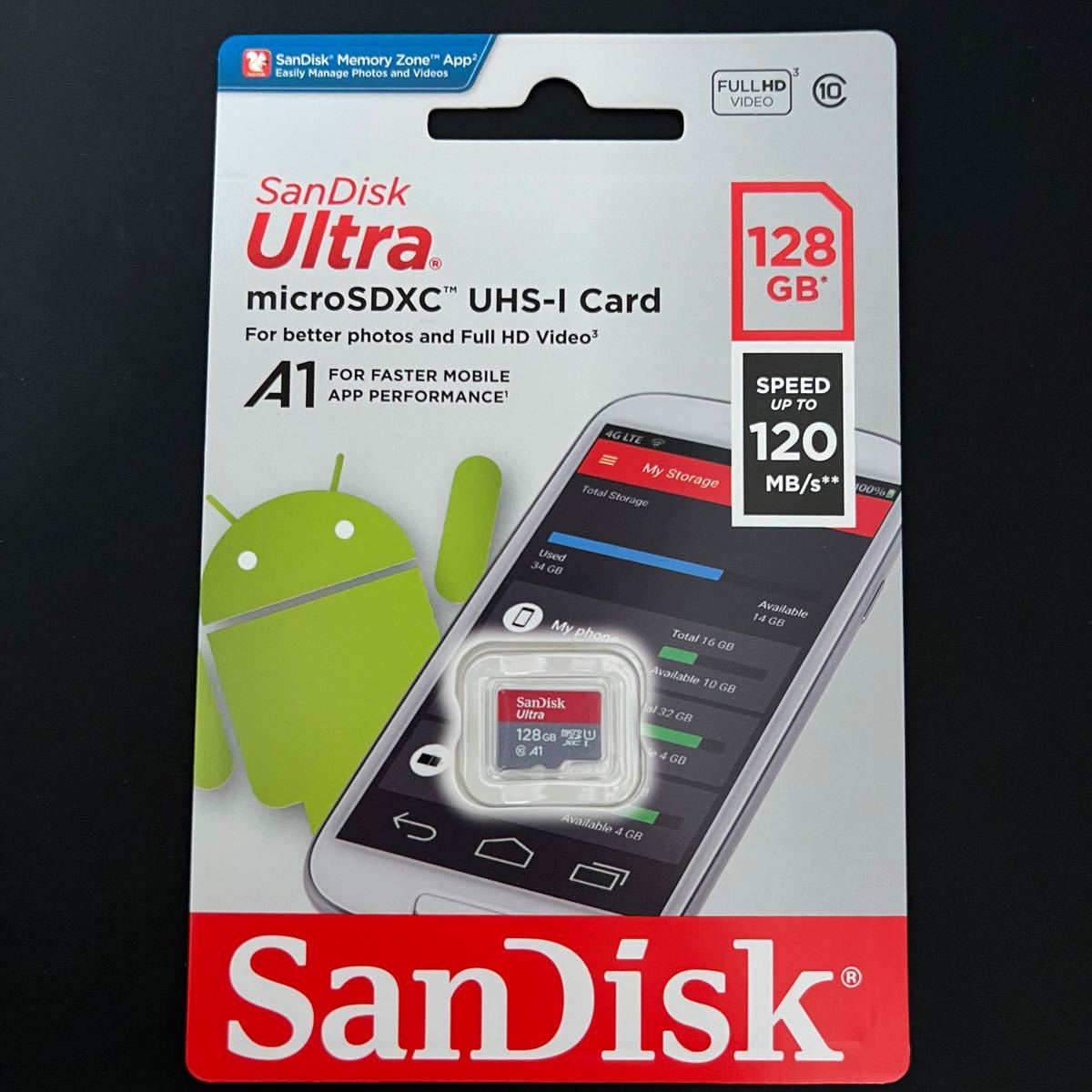 SanDisk Ultra microSDXC UHS-I メモリーカード 128GB SDSQUA4-128G-GN6MN