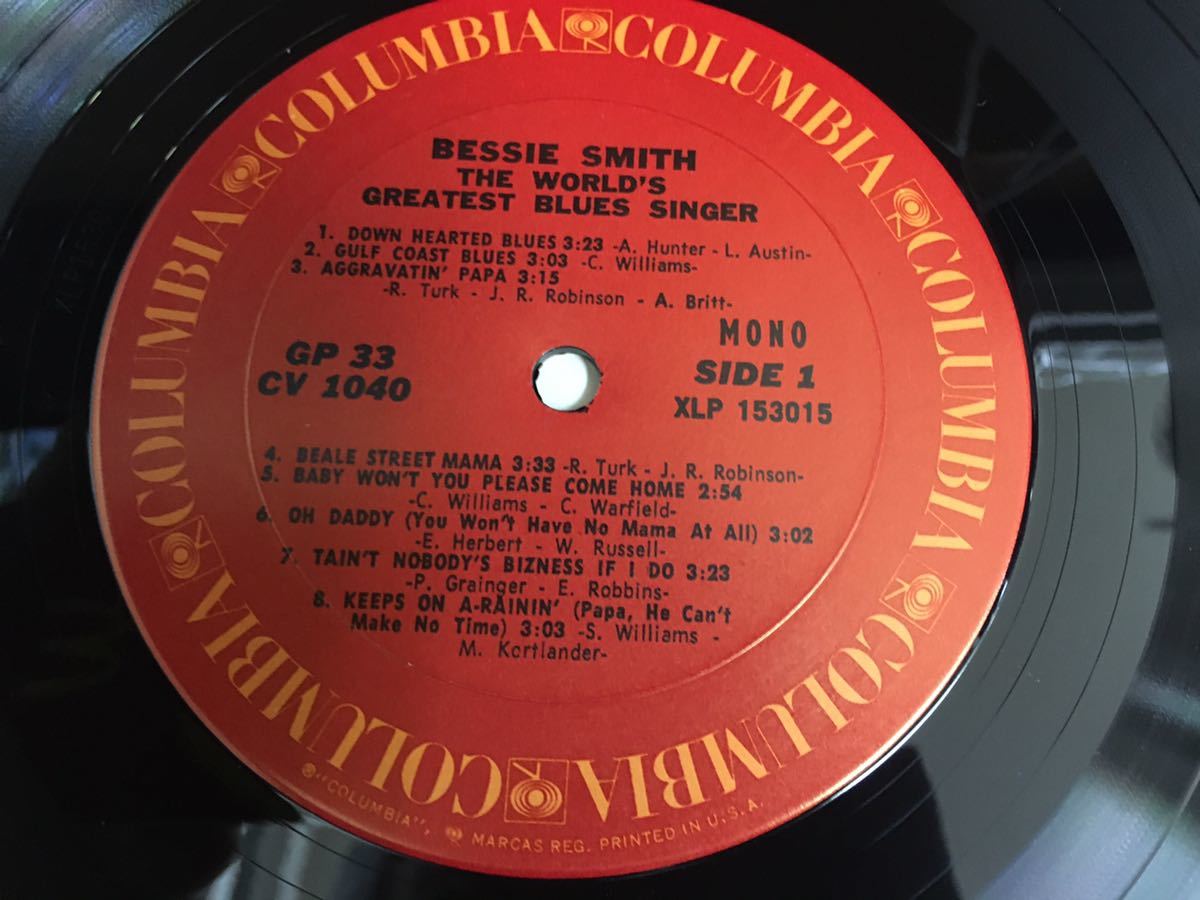 Bessie Smith★中古2LP/US盤「ベッシ―・スミス～The World's Greatest Blues Singer」_画像5