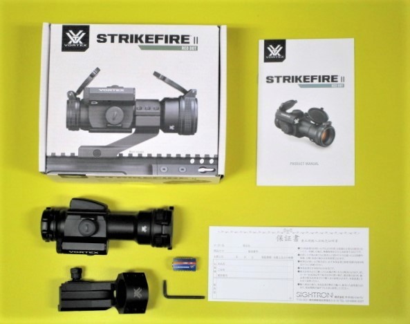  新品 VORTEX(ボルテックス) ダットサイト STRIKEFIREⅡ RD SCOPE AR15 / SF-BR-504 正規品 ナイトビジョンモード付_画像1