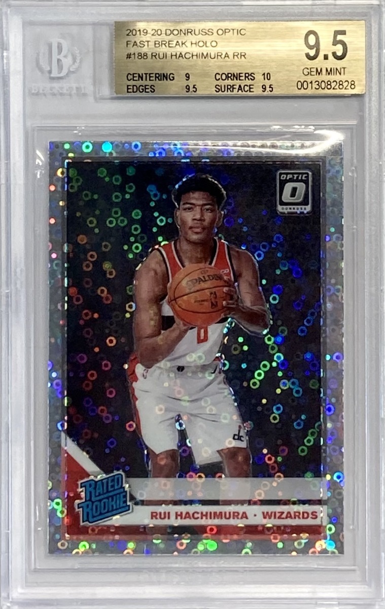 鑑定済み!BGS9.5】八村塁 2019-20 Donruss Optic Fast Break Holo