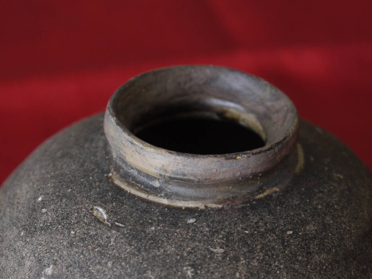 カンボジア クメール古陶 小壺