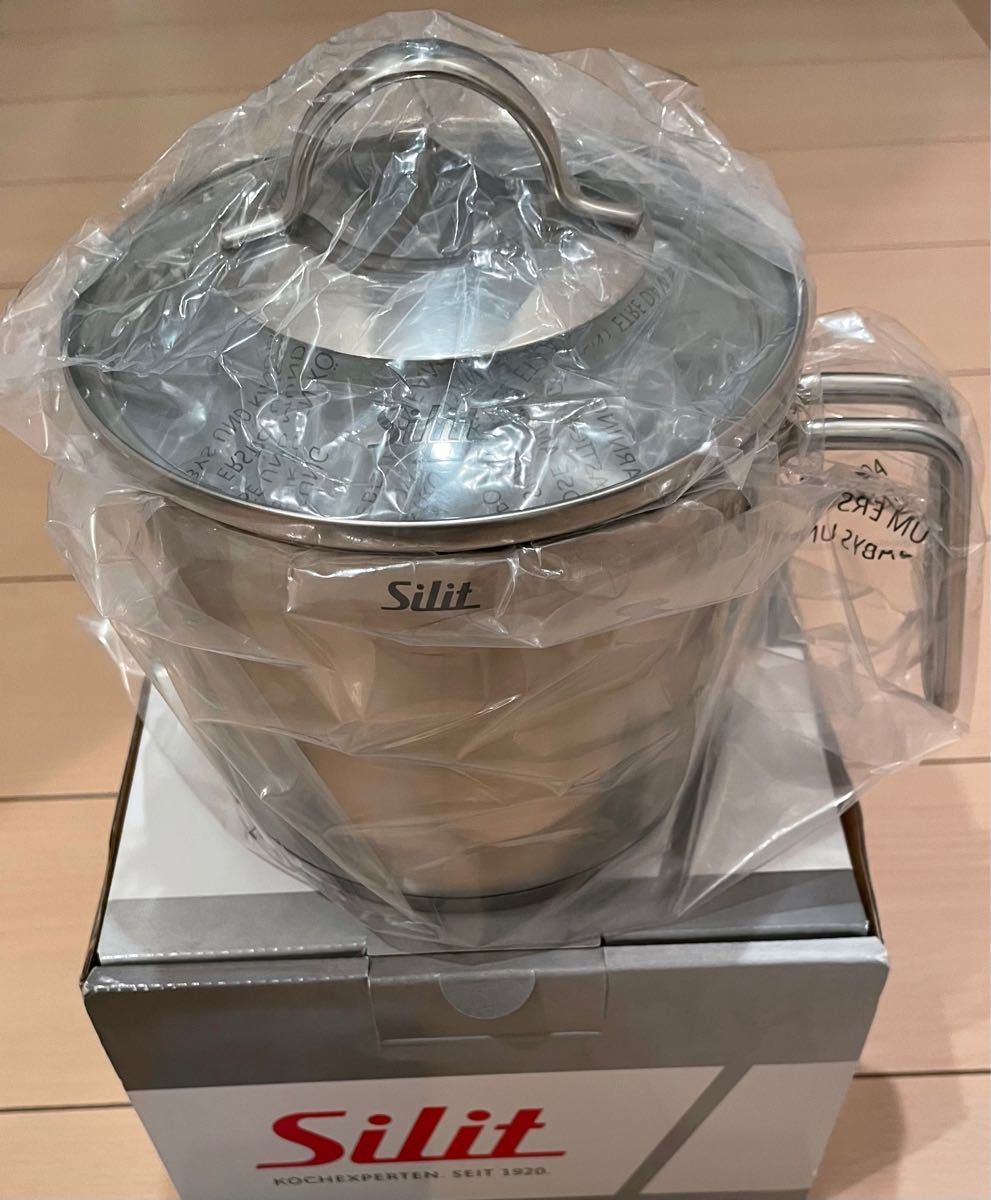 シリット ステンレス 14cm ミルクポット ガラス蓋つき silit シリット ステンレス 14cm ミルクポット ガラス蓋つき silit