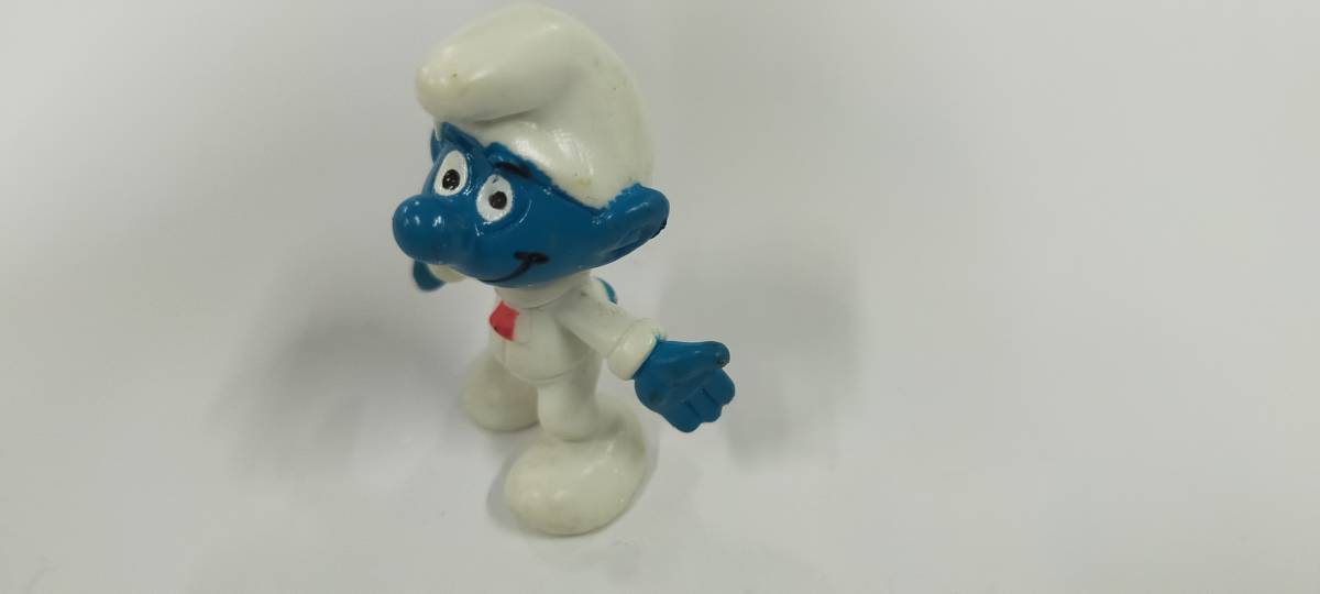 シュライヒ社　　schleich 　SMURFS/スマーフ・PVCフィギュア　白服　ハート_画像1