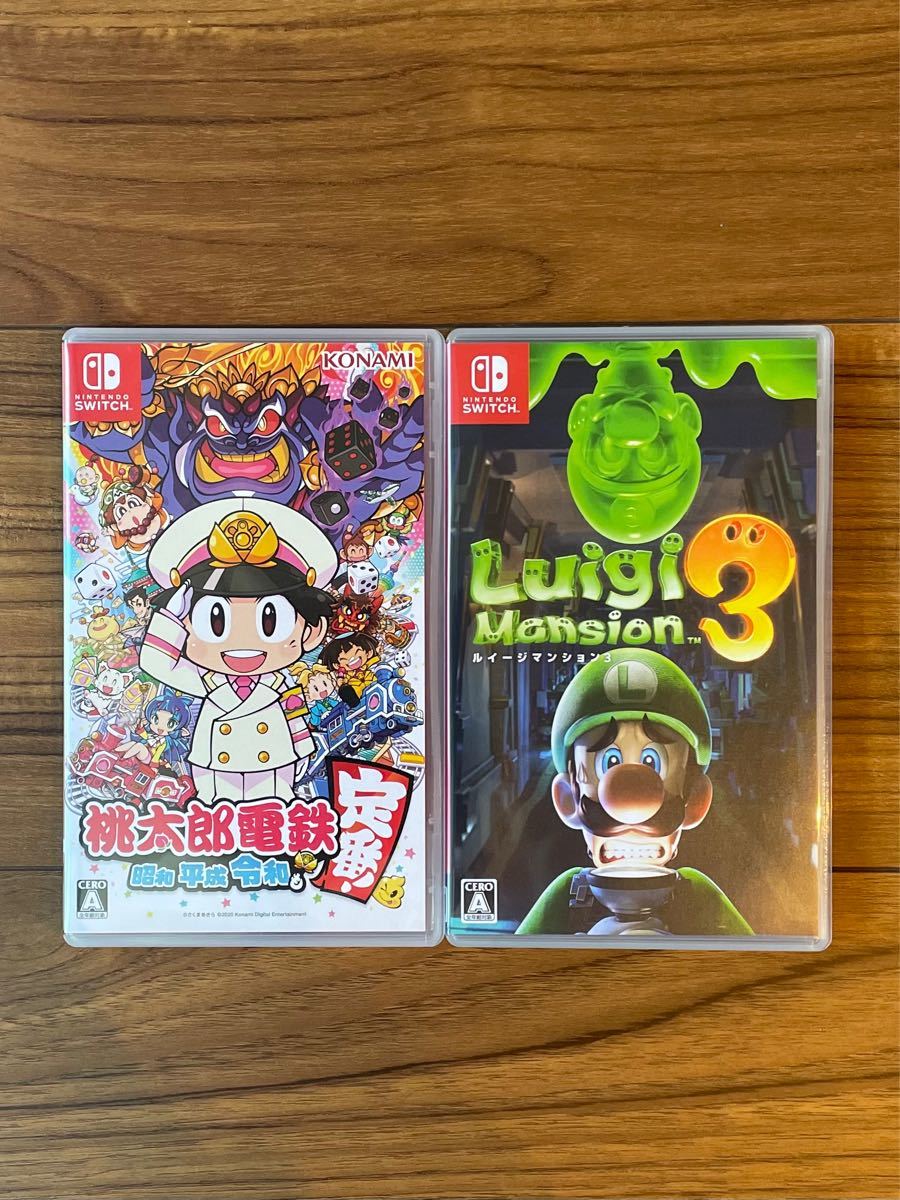 【スイッチソフト　２本セット】　桃太郎電鉄　ルイージマンション3 Nintendo Switch 