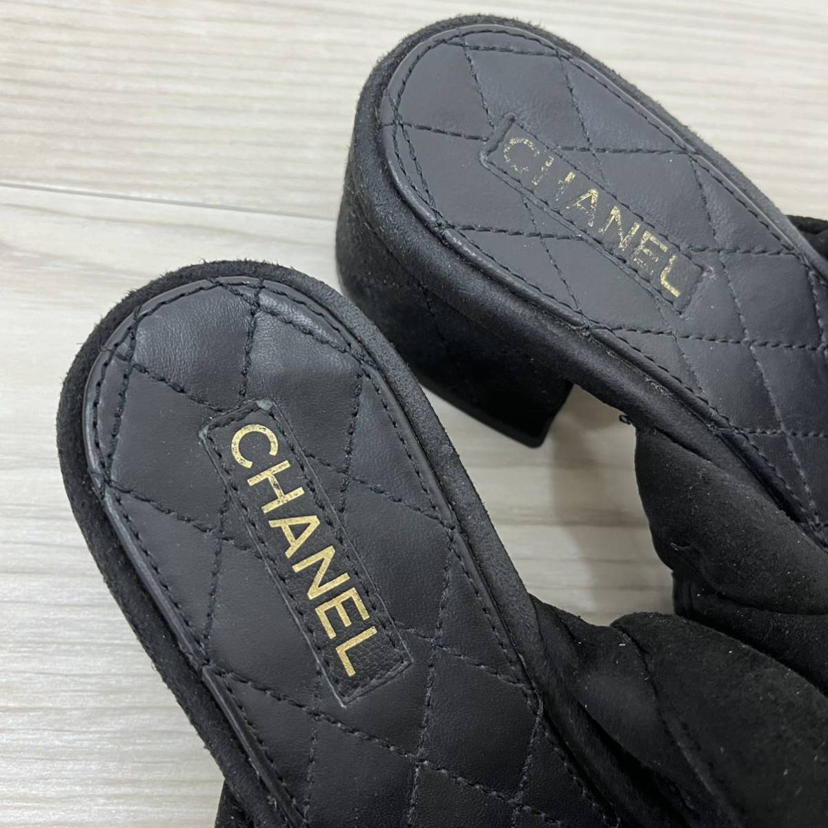 高級 箱保存袋付 CHANEL シャネル G32641 17P ココマーク マトラッセ