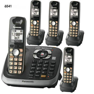 買取り実績  Panasonic■コードレス電話機 (母機1台 子機4台 )■ KX-TG6541B DECT6.0 Plus■ 海外製品 電話機一般
