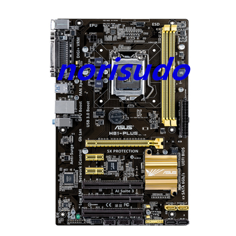 新品に近い ASUS H81-PLUS【MicroATX マザーボード】Intel H81 LGA 1150 第4世代Corei7/i5/i3 対応 