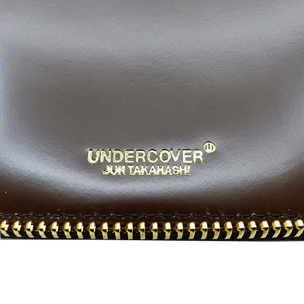 【新品】UNDERCOVER　エンジェル　ミニクラッチ バッグ 財布 カードケース ブラウン_画像6