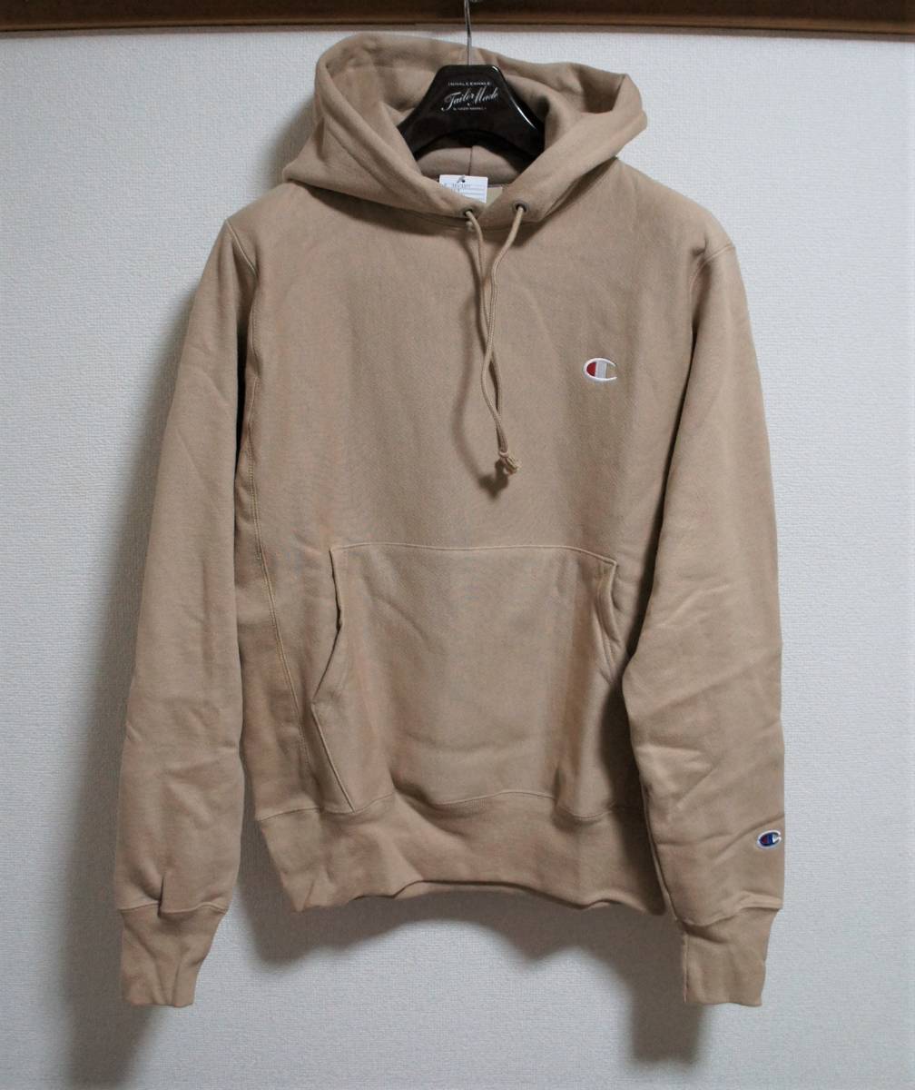 URBAN OUTFITTERS 別注カラー【新品】サイズ:US S JPN L Champion UO Exclusive Reverse Weave Hoodie 12oz リバースウィーブパーカ TAUPE_画像3