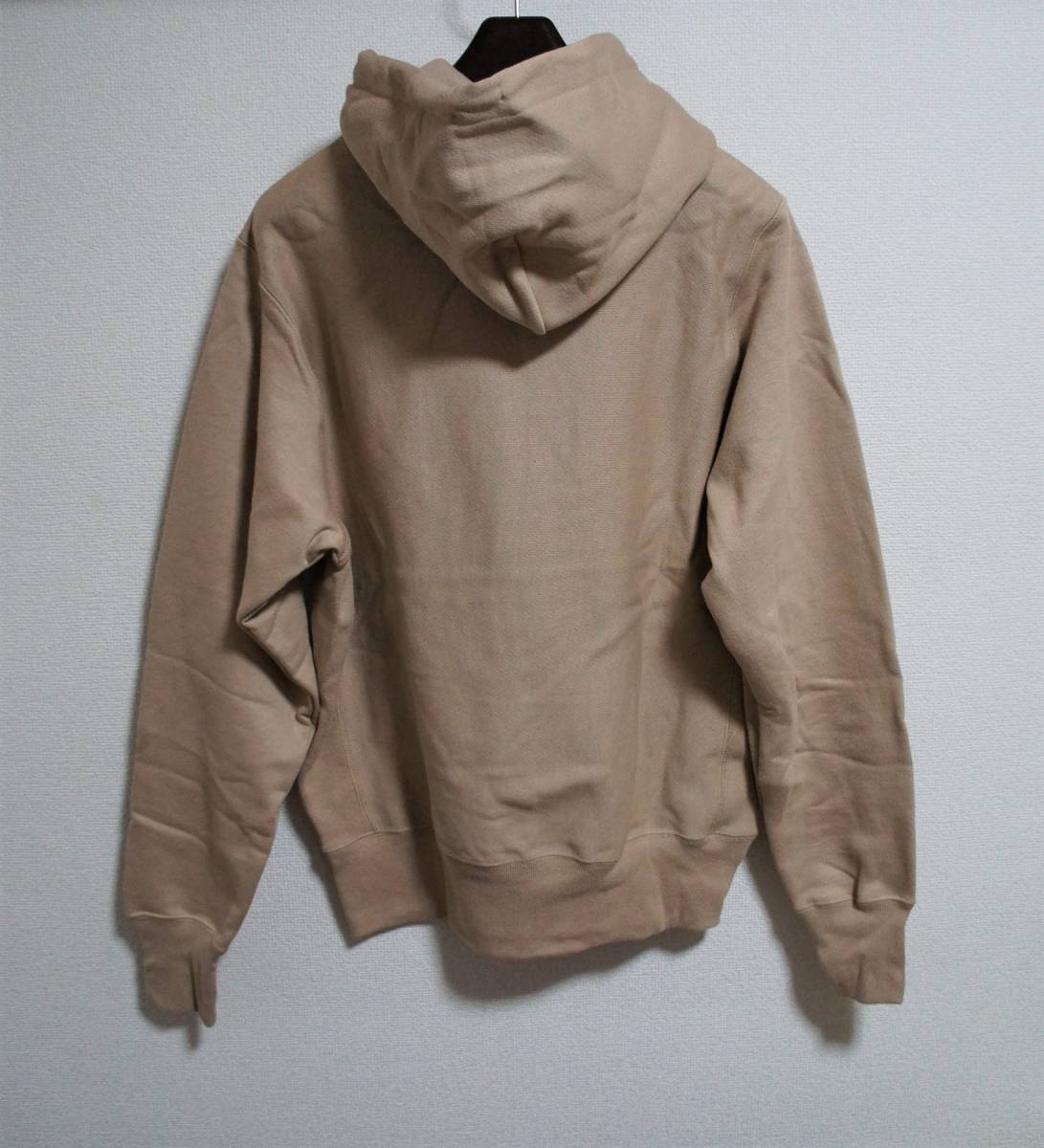 URBAN OUTFITTERS 別注カラー【新品】サイズ:US S JPN L Champion UO Exclusive Reverse Weave Hoodie 12oz リバースウィーブパーカ TAUPE_画像4