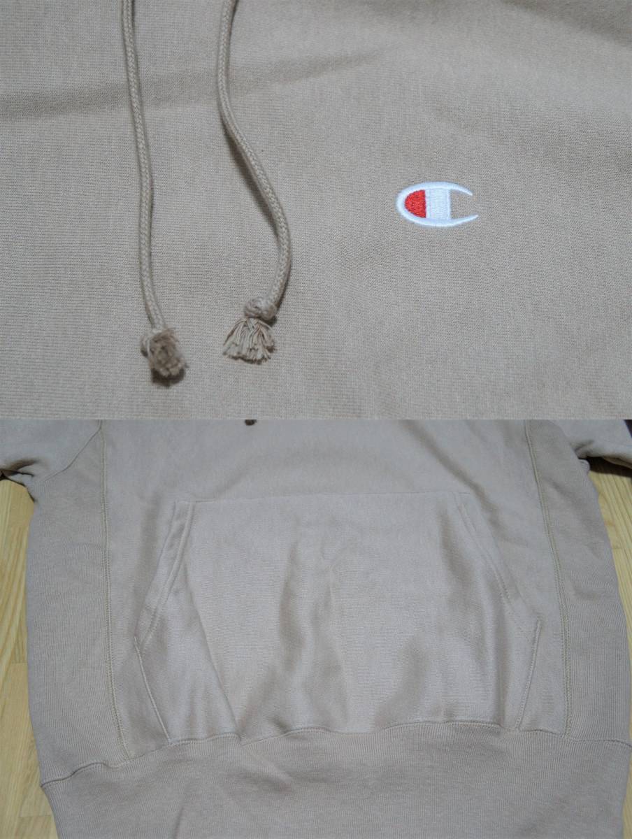 URBAN OUTFITTERS 別注カラー【新品】サイズ:US S JPN L Champion UO Exclusive Reverse Weave Hoodie 12oz リバースウィーブパーカ TAUPE_画像7