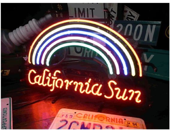 ネオンサイン CALIFORNIA SUN /看板 ネオン ネオン管 BAR バー 店舗