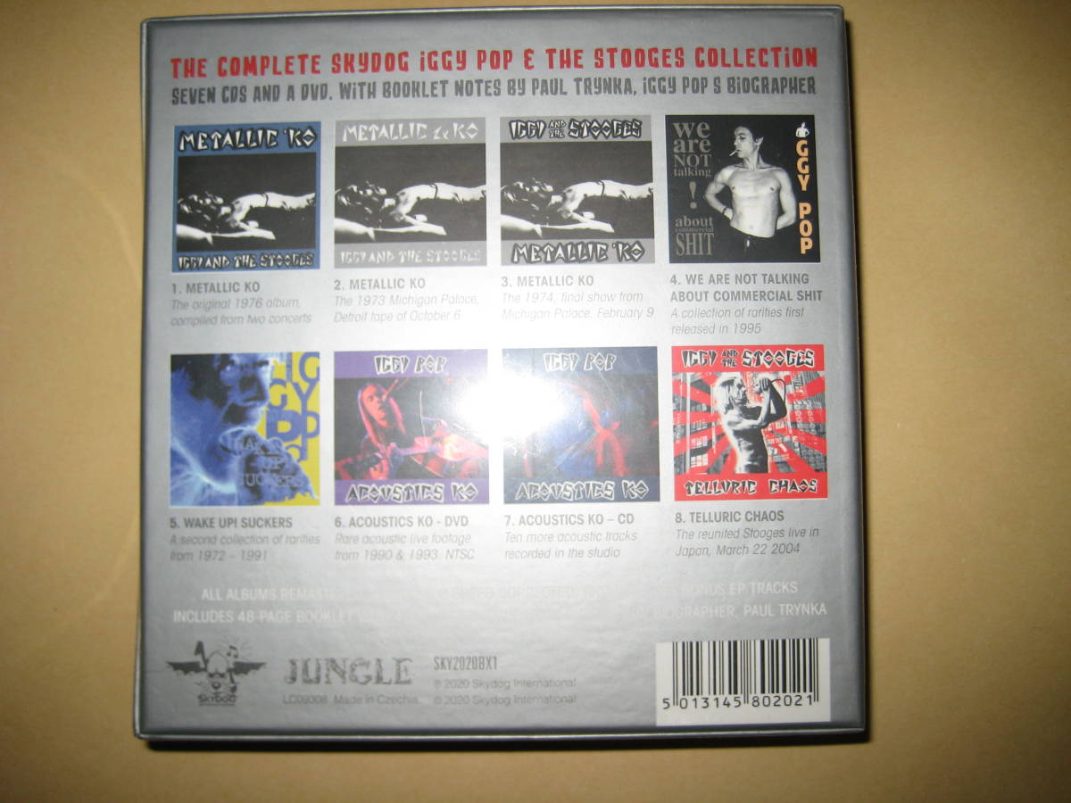 即決　新品　Iggy pop & the Stooges イギーポップ＆ストゥージズ From K.O. to.. -Clamshel- FROM K.O. TO CHAOS (7CD+DVD) 