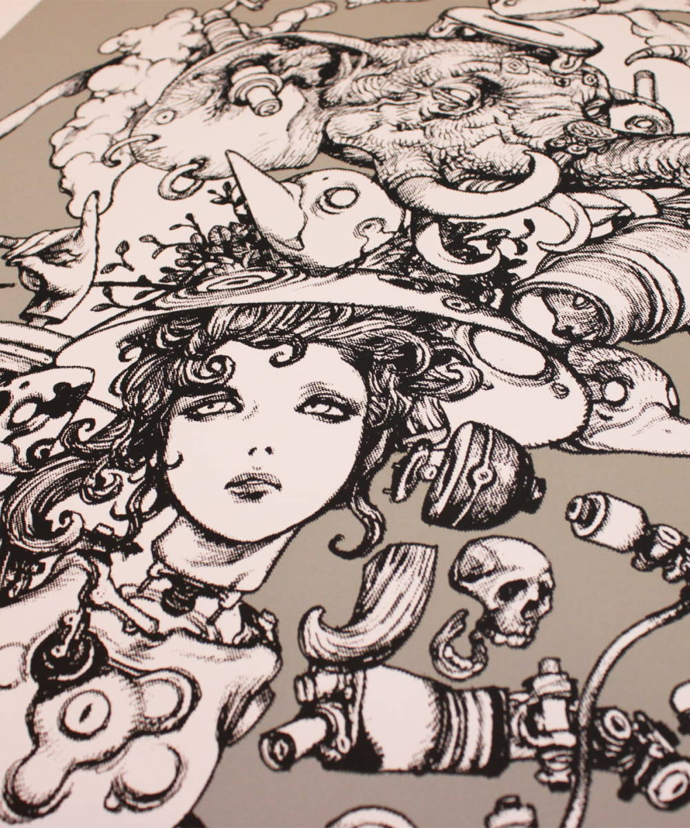 寺田克也/Katsuya Terada/シルクスクリーンポスター4種セット/寺田器/Silk Screen Print_画像7