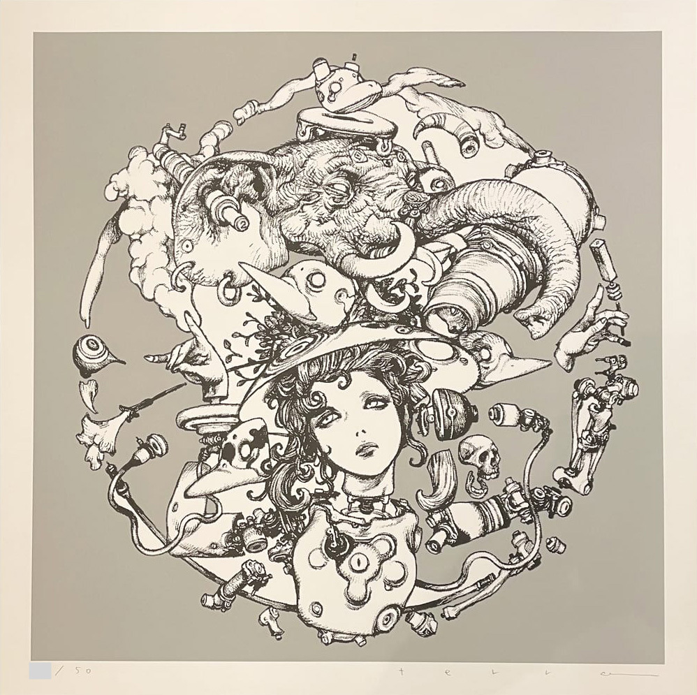 寺田克也/Katsuya Terada/シルクスクリーンポスター4種セット/寺田器/Silk Screen Print_画像3