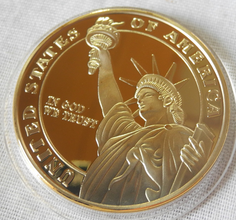 ヤフオク! - アメリカ 自由の女神 コレクションコイン 記念メダル ① 