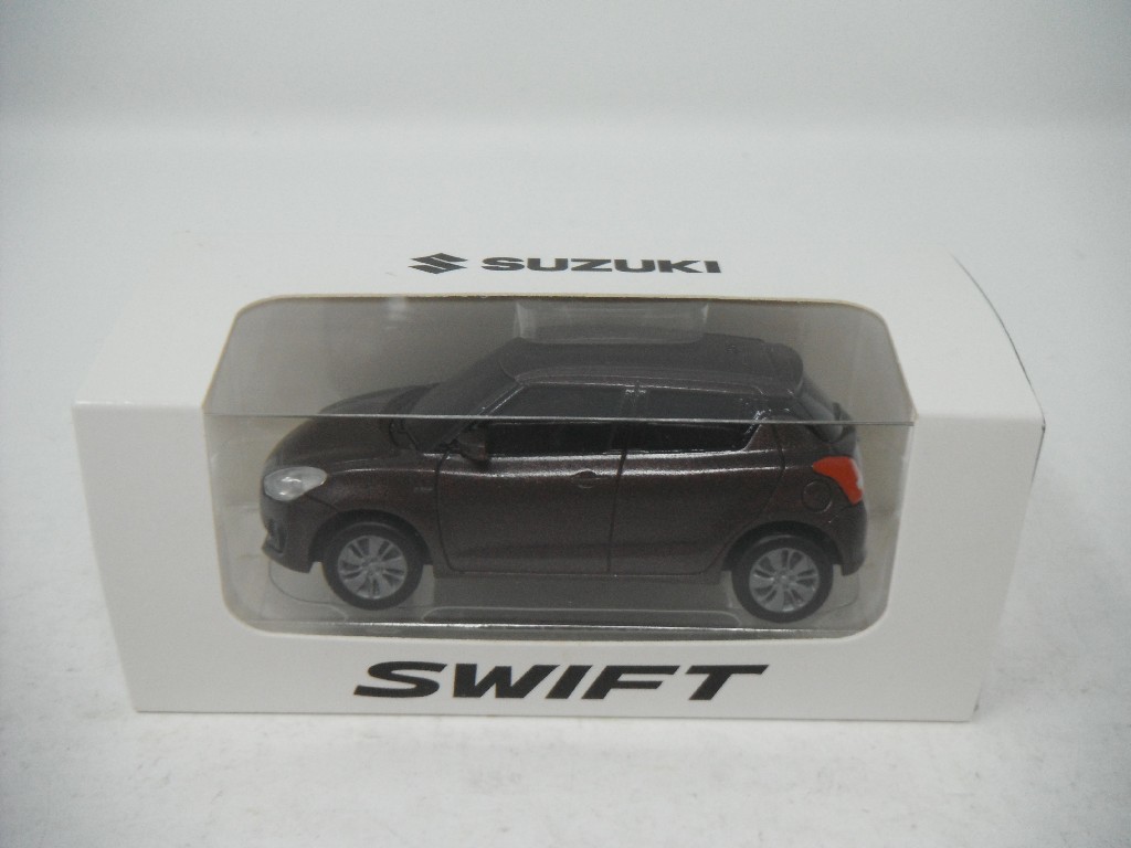 ■ディーラー SUZUKI スズキ SWIFT スイフト メタリックブラウン プルバックミニカーチョロQもどき。_画像5